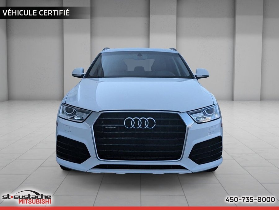Audi Q3 Komfort 2.0 TFSI quattro Tiptronic-cuir-toit panoramique-sièges chauffants 2018 Blanc