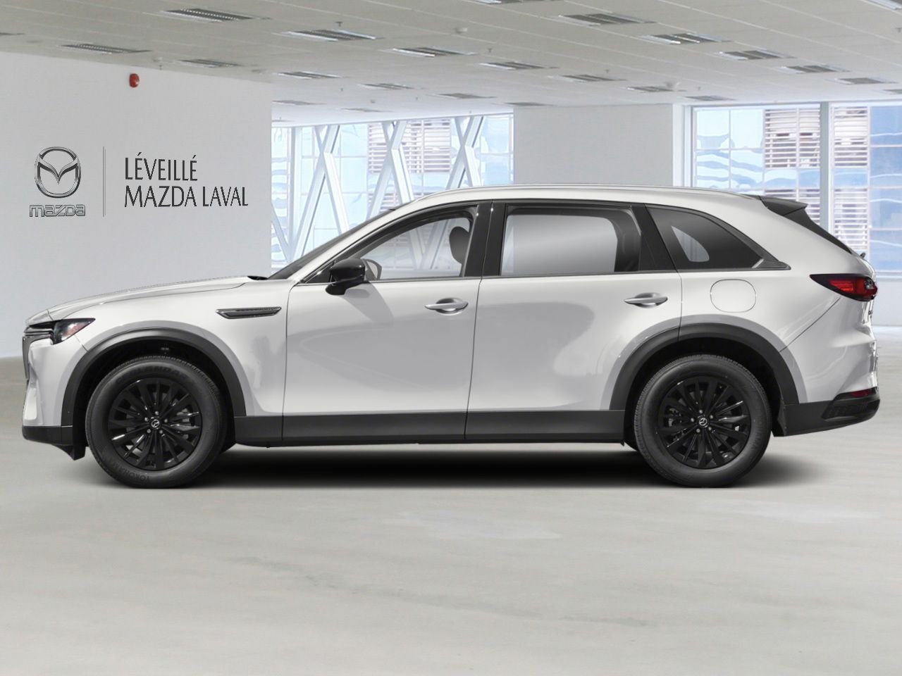 Mazda CX-90 hybride léger GS-L TI 2026 Blanc rhodium métallisé Laval - photo #2