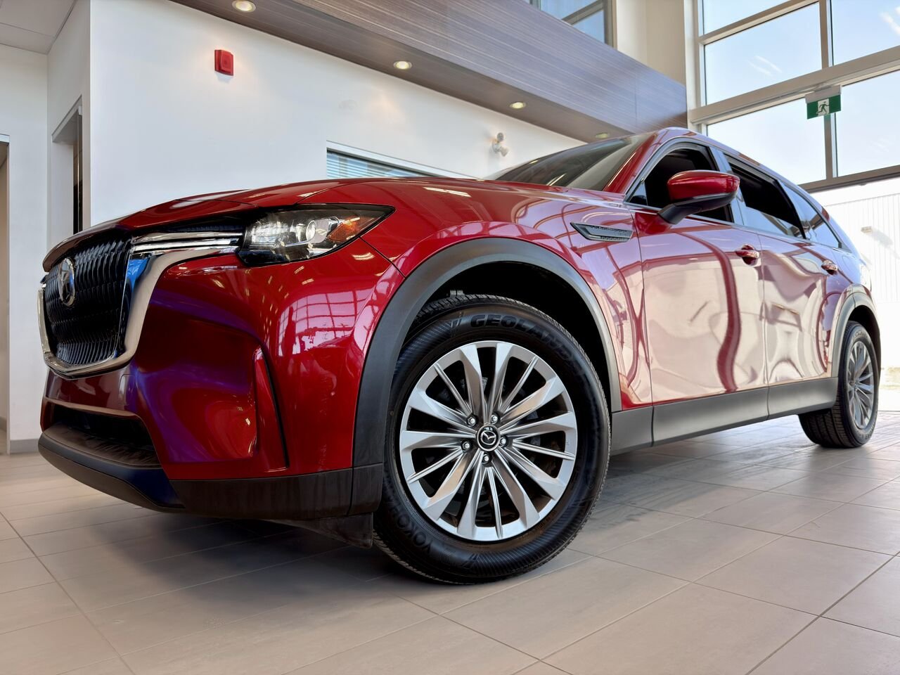 2024 Mazda CX-90 hybride léger Red Notre-Dame-des-Prairies - photo #1