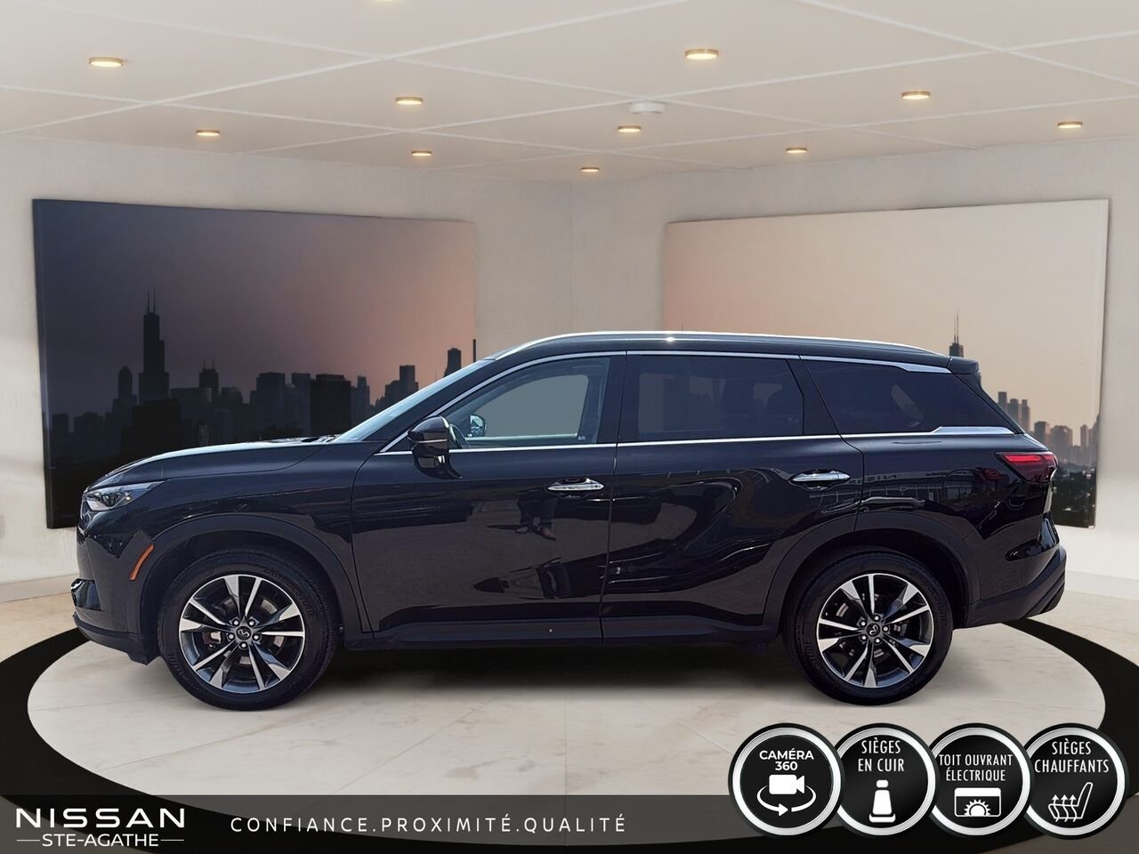 INFINITI QX60 2024 Noir Ste-Agathe des Monts - photo #5