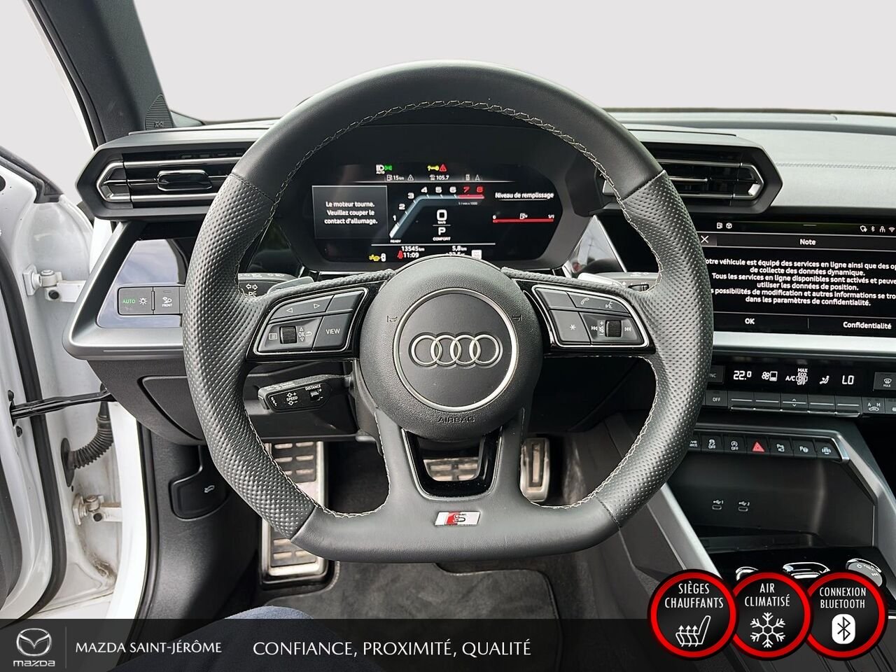 Audi A3 berline 2025 Blanc Ste-Agathe des Monts - photo #12