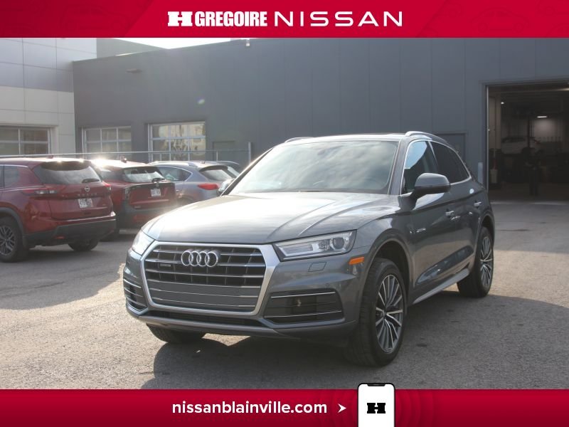 Audi Q5 BA6173 | PROGRESSIV TFSI BLUETOOTH BANCS CHAUFFANTS CUIR CA 2018 Gris Laval - photo #2