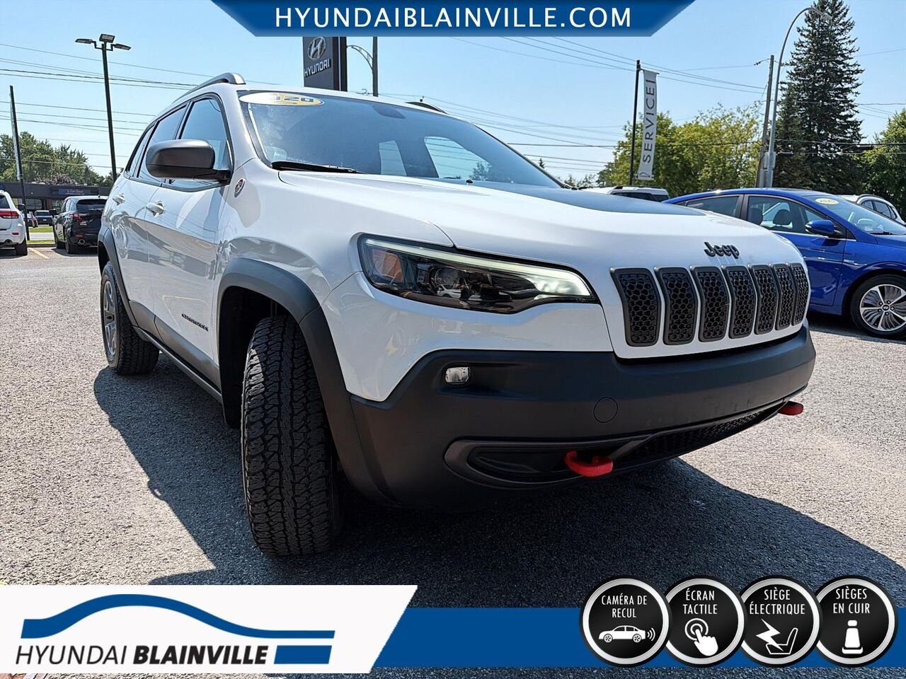 Jeep Cherokee 2020 Blanc Blainville - photo #2
