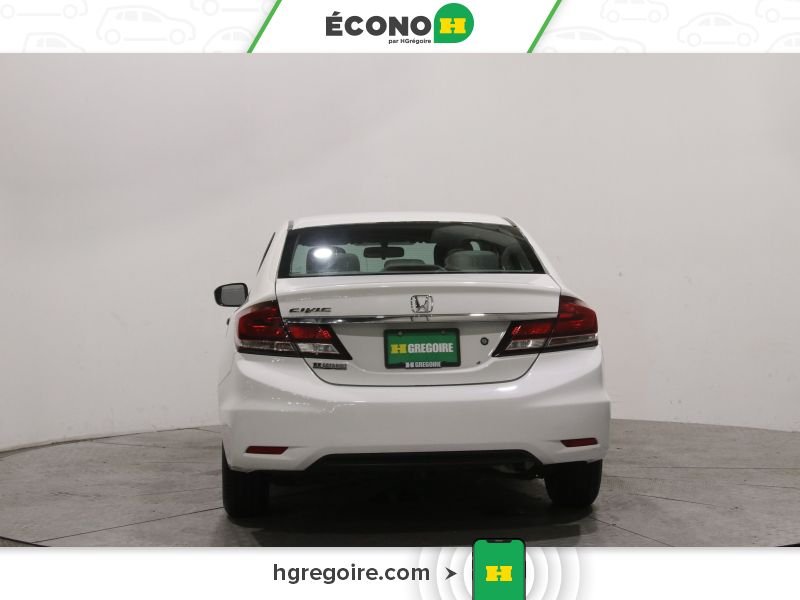 2014 Honda Civic White Blainville - photo #6