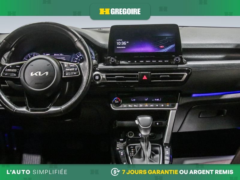 Kia Seltos 720583A | SX Turbo AWD AUTO AC CUIR TOIT NAV MAGS CAM RECUL 2023 Gris Laval - photo #18