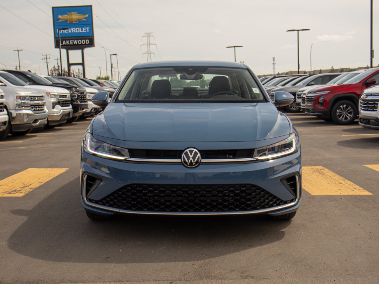 2025 Volkswagen Jetta Comfortline Auto Monterey Blue Pearl Sherwood Park - photo #2