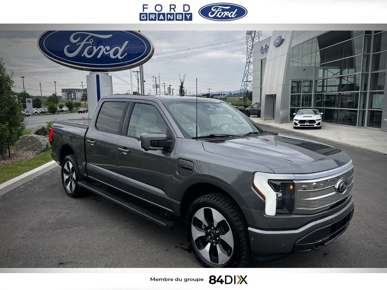 2023 Ford F-150 Lightning Grey Granby - photo #29
