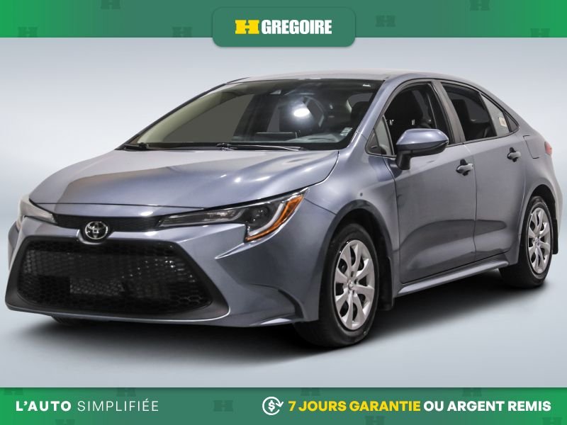 Toyota Corolla 821684 | LE AUTO AC NAV GR ELECT CAM RECUL BLEUTOOTH 2021 Gris Laval - photo #2