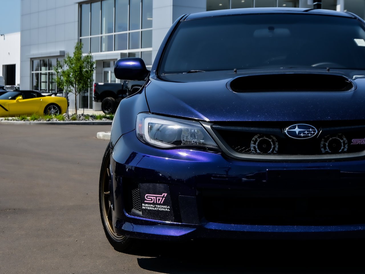 2011 Subaru Impreza 4dr Sdn WRX STI Blue Sherwood Park - photo #4