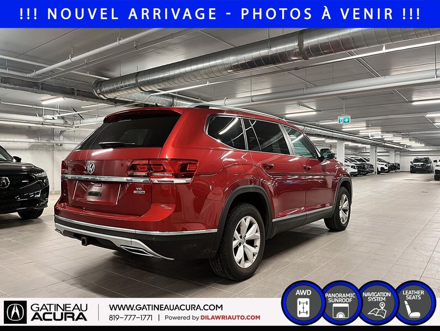 Volkswagen Atlas *** UN PROPRIO + CLEAN CARFAX *** 2018 Rouge