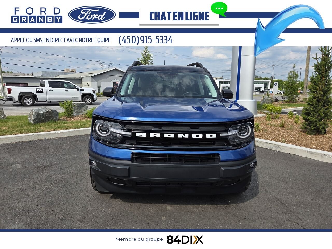 Ford Bronco Sport 2024 Bleu Granby - photo #1