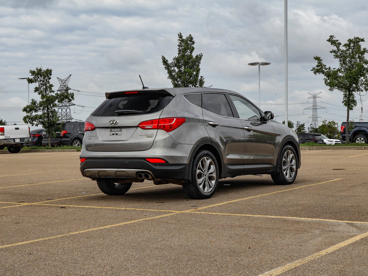 2013 Hyundai Santa Fe AWD 4dr 2.0T Auto Limited Grey Sherwood Park - photo #7