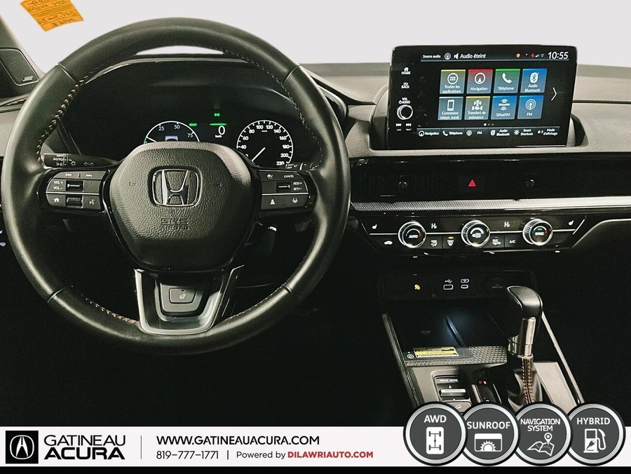 Honda CR-V hybride *** UN PROPRIO + CLEAN CARFAX *** 2024 Noir