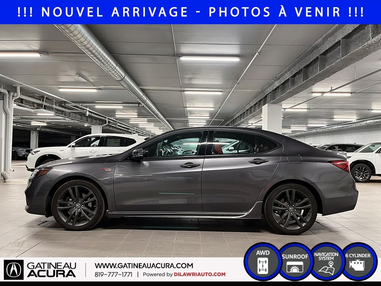 2020 Acura TLX A-Spec Tech SH-AWD Grey Gatineau - photo #8