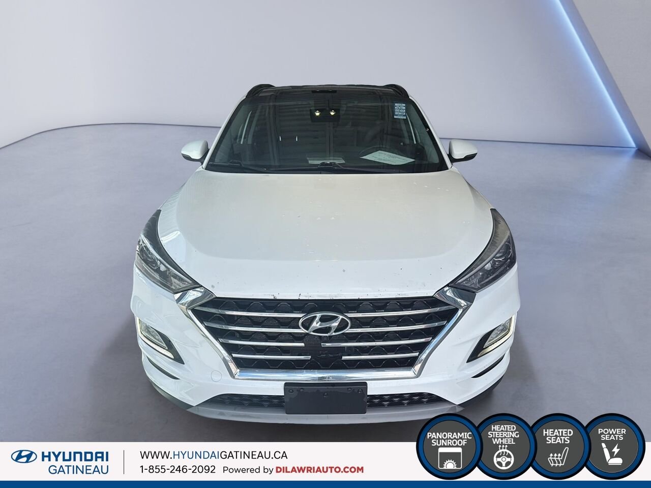 Hyundai Tucson Luxe TI *** air climatiser ,toit ouvrant , cuir *** 2019 Blanc Ottawa & Gatineau - photo #1