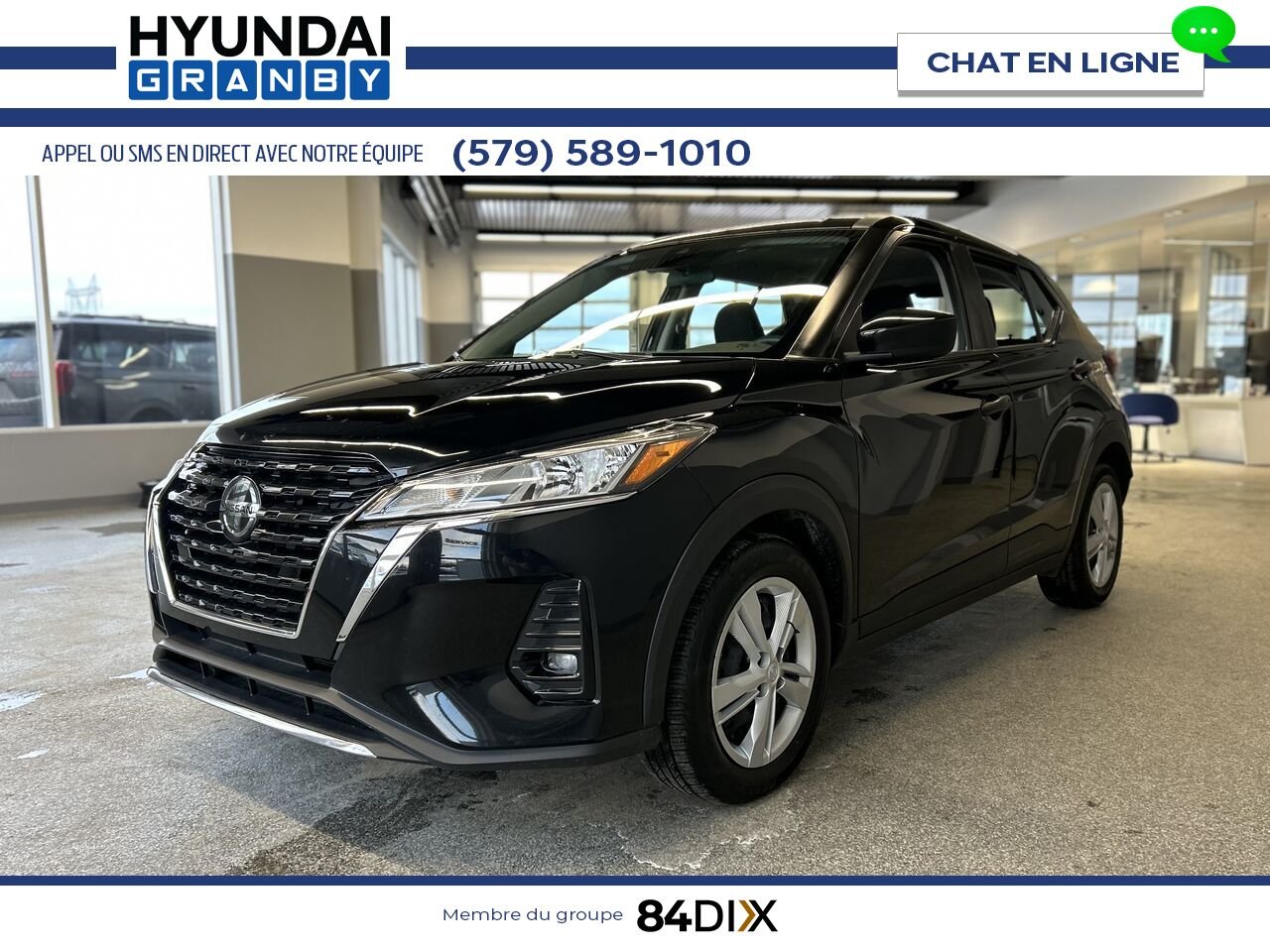 Nissan Kicks 2021 Noir Granby - photo #3