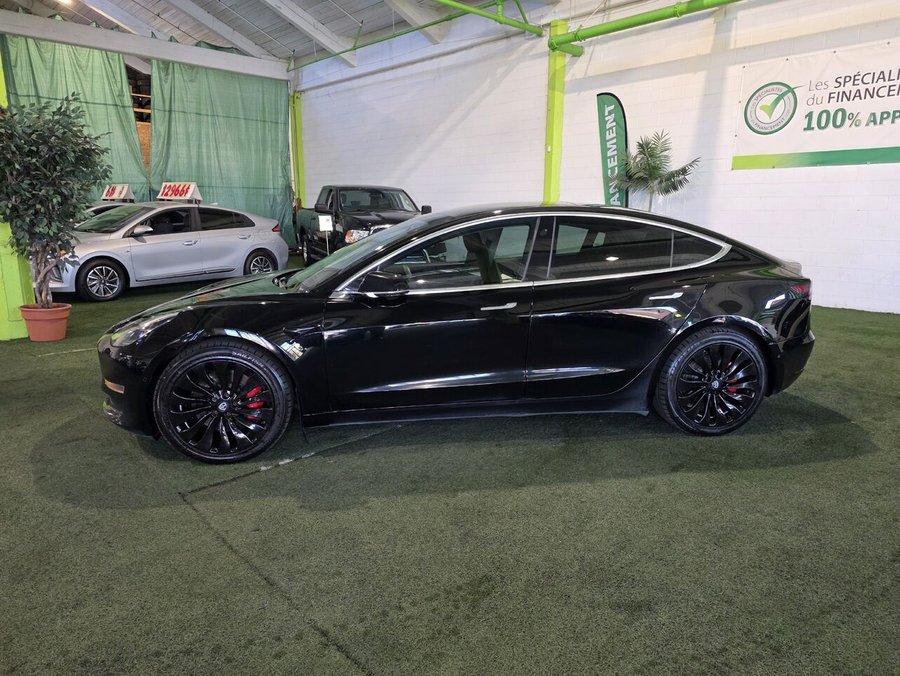 Tesla Model 3 Performance AWD avec Autopilot complet 2020 2020 Noir