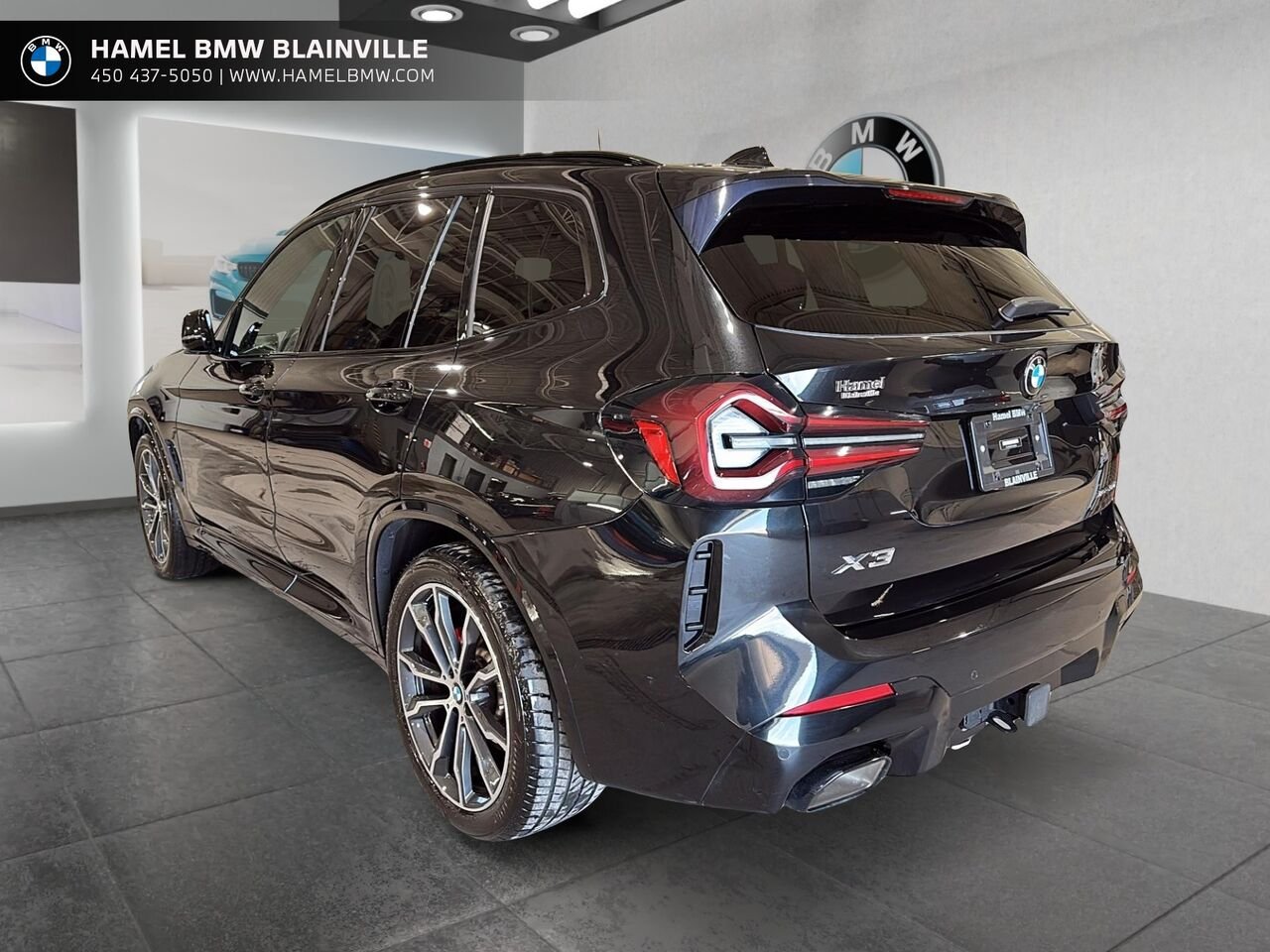 BMW X3 xDrive30i véhicule d'activités sportives 2022 Noir Blainville - photo #3