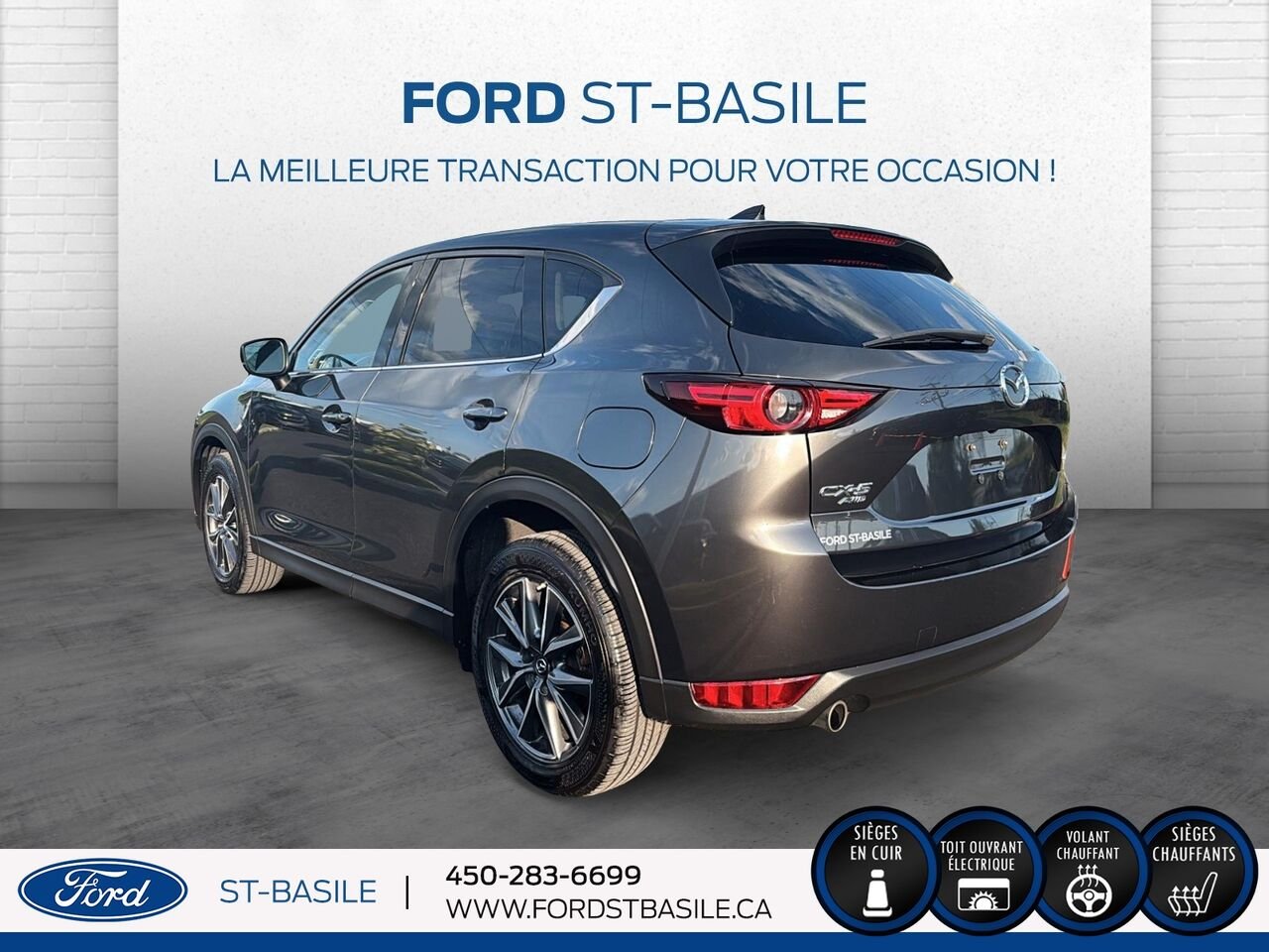 MAZDA CX-5 2017 Gris Saint-Basile-le-Grand - photo #4