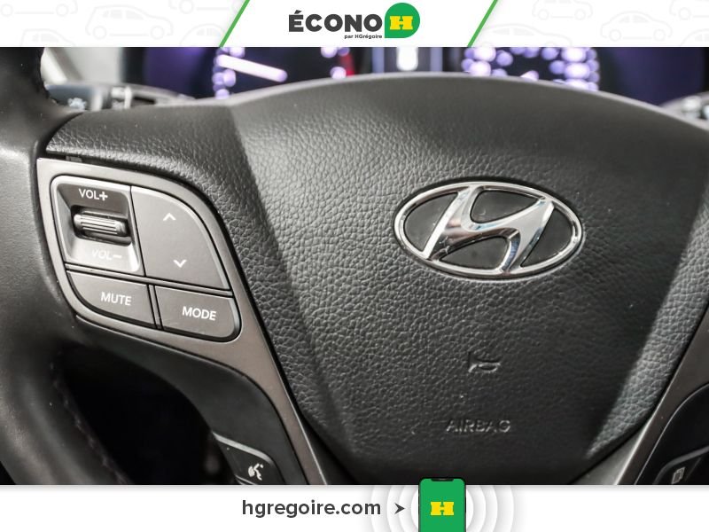 Hyundai Santa Fe 730397 | SE AWD CUIR TOIT PANO BLUETOOTH CAMÉRA MAGS 2017 Gris Laval - photo #14