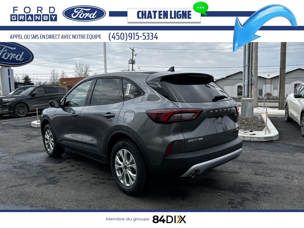 2025 Ford Escape Carbonized Grey Metallic Granby - photo #4