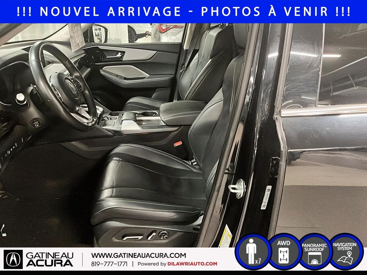 2024 Acura MDX Tech SH-AWD Black Gatineau - photo #8
