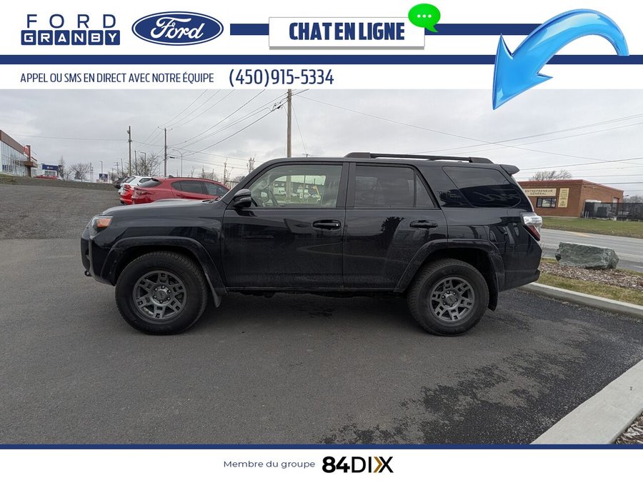 Toyota 4Runner TRD OffRoad, Toit ouvrant 4 roues motrices, Cuir 2021 Noir