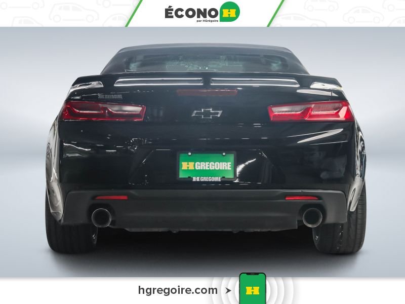 Chevrolet Camaro 821083 | 1LT CONVERTIBLE BLUETOOTH CAMÉRA MAGS 2017 Noir Laval - photo #5