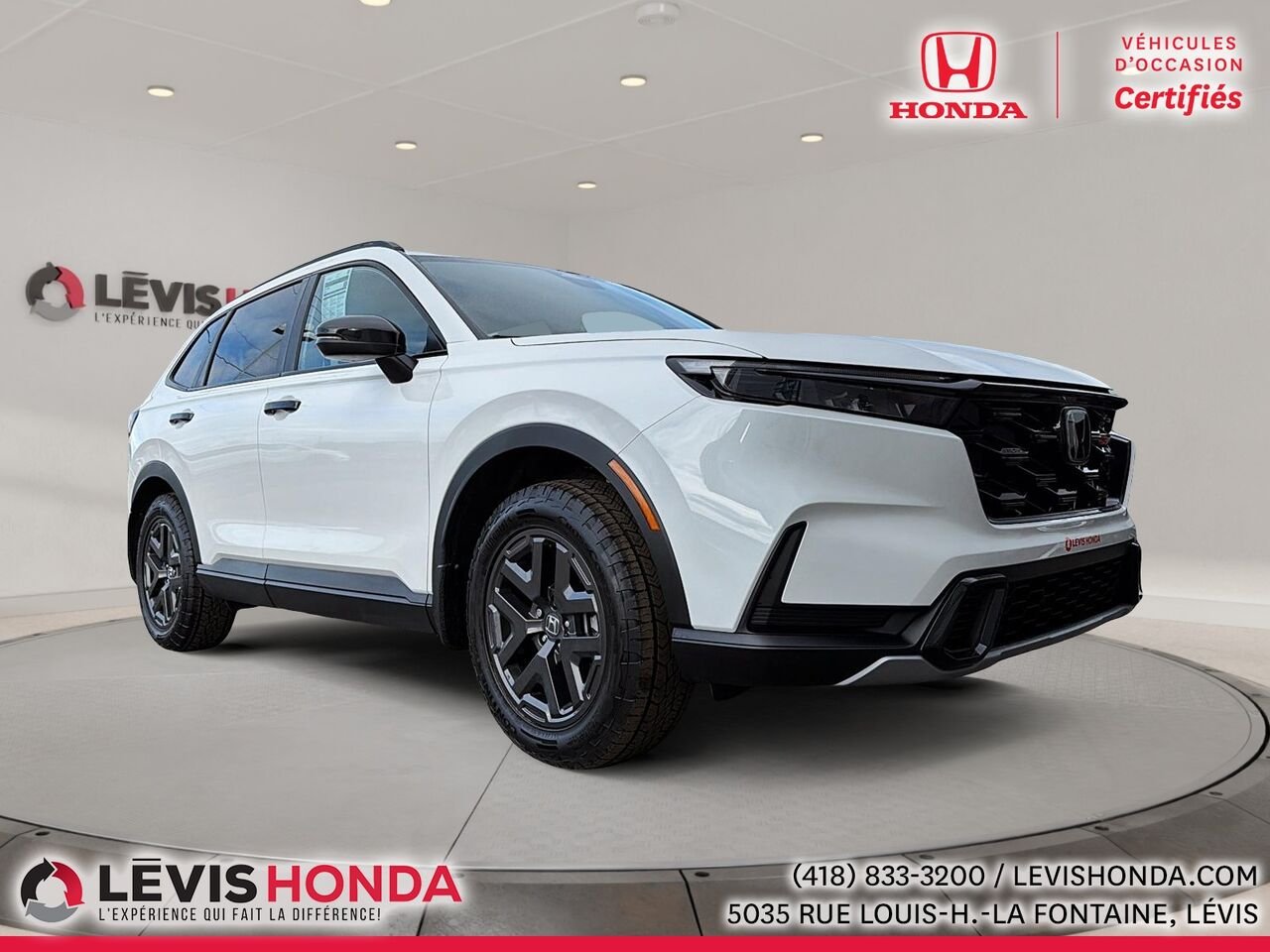 Honda CR-V Trailsport Hybride TrailSport TI 2026 Blanc Lévis - photo #4