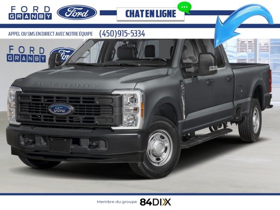 Ford Super Duty F-250 SRW XL cabine 6 places 4RM caisse de 8 pi 2026 Gris carbonisé métallisé