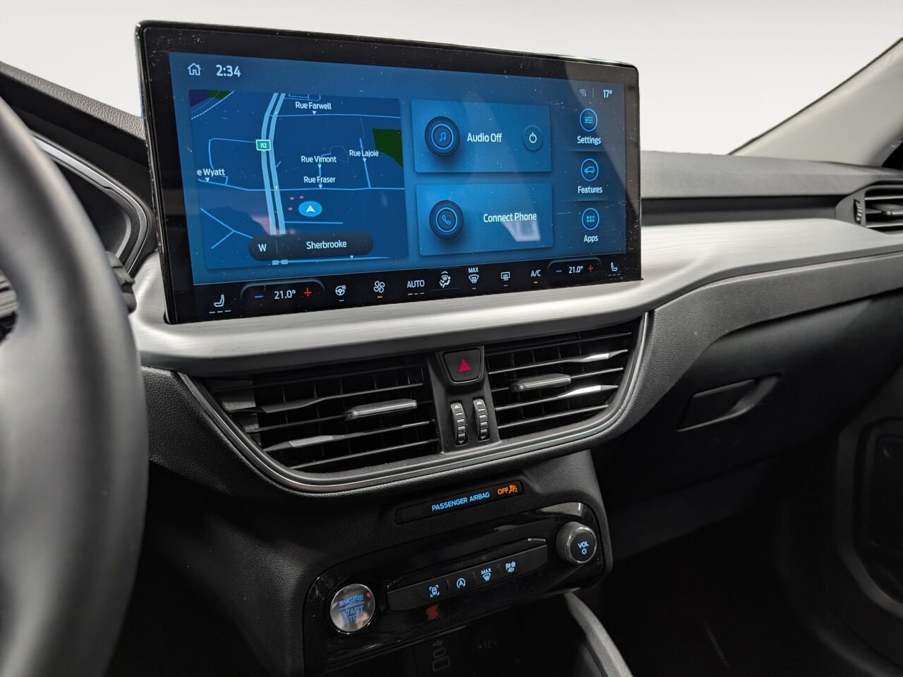 Ford Escape PLATINUM/AWD/SIÈGES CHAUFFANT/VOLANT CHAUFFANT/AC BIZONE 2025 Noir Sherbrooke - photo #16