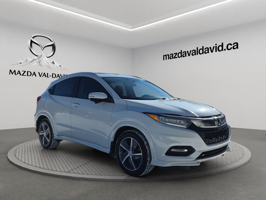2021 Honda HR-V Touring TI CVT, Navigation, Toit ouvrant, Démarreur à distance White