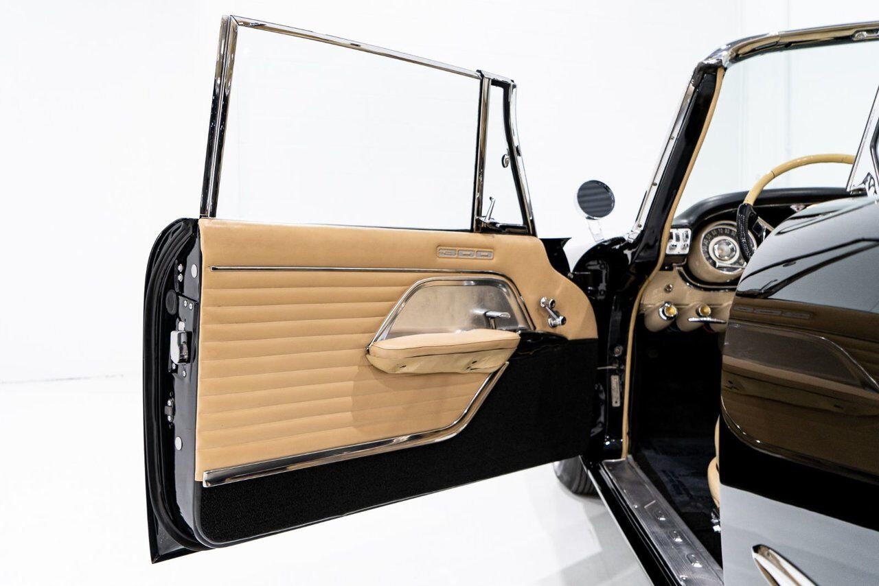 1957 Chrysler 300C 1 of 474 convertibles produced **PRICE IN USD** Black Montreal - photo #59