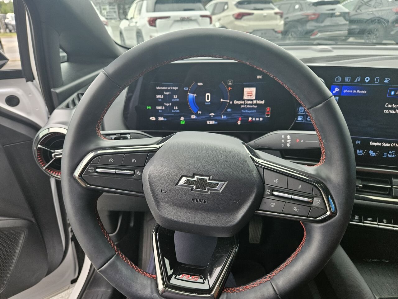 Chevrolet Equinox EV 4 portes RS 2025 Blanc Thetford Mines - photo #8