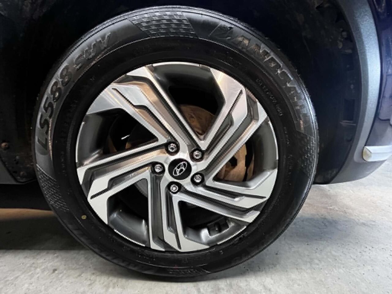 2021 Hyundai Santa Fe Blue Blainville - photo #4