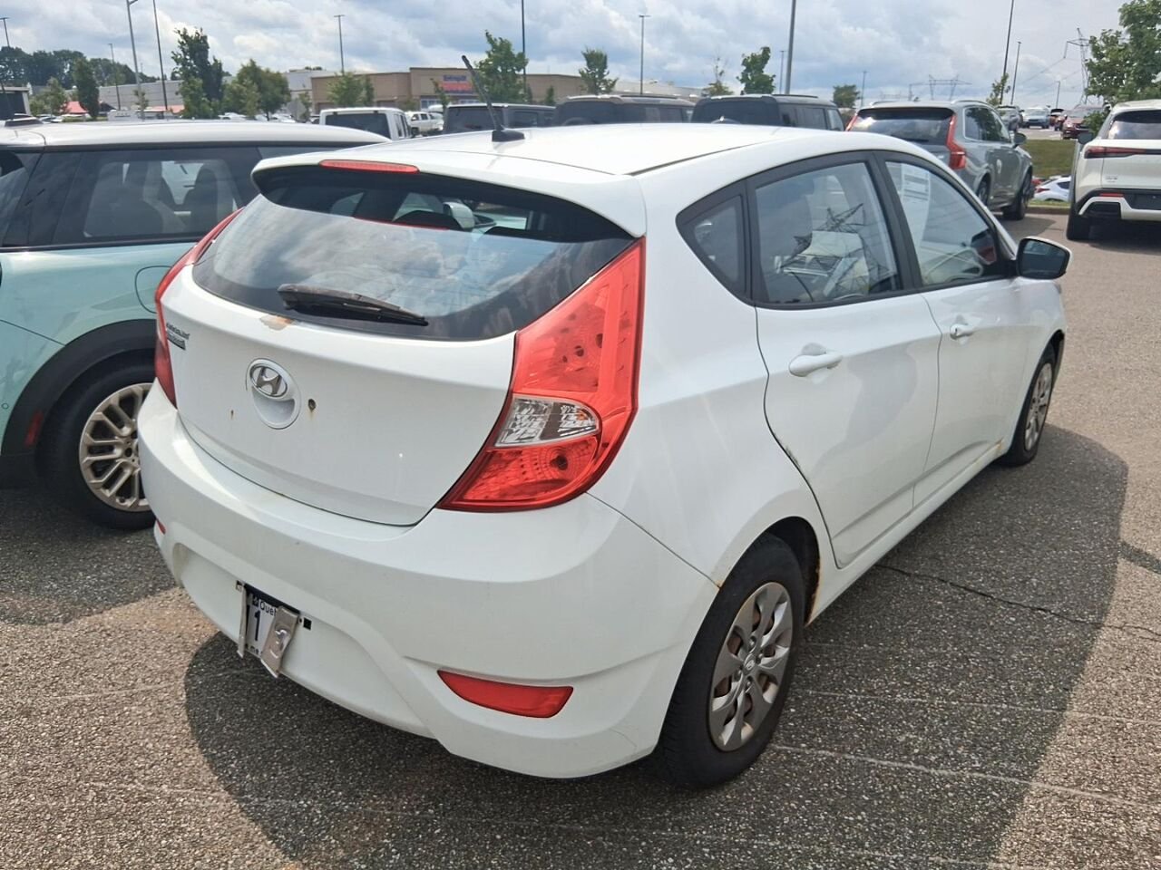 Hyundai Accent GS 2015 Blanc Québec - photo #1