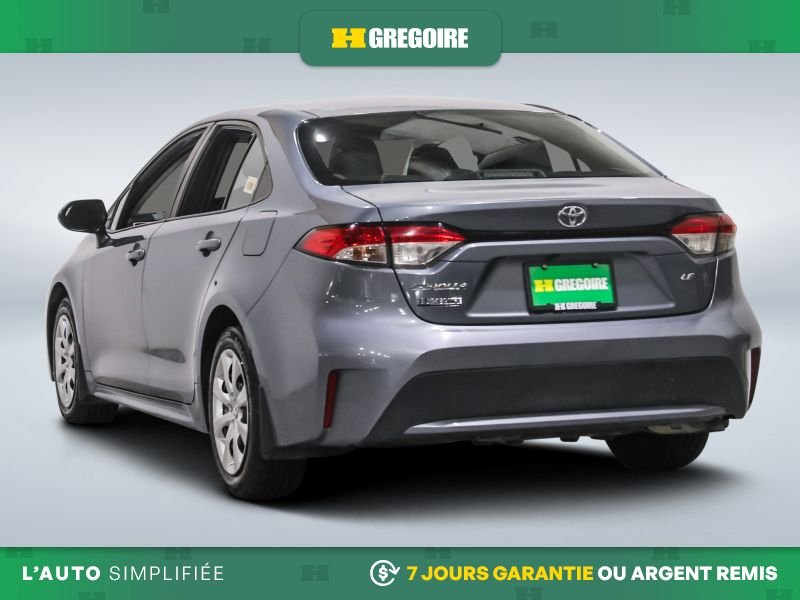 Toyota Corolla 821684 | LE AUTO AC NAV GR ELECT CAM RECUL BLEUTOOTH 2021 Gris Laval - photo #5