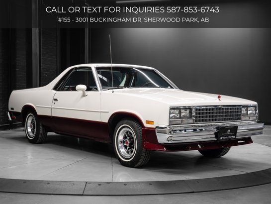 1984 Chevrolet El Camino SS 1984 White