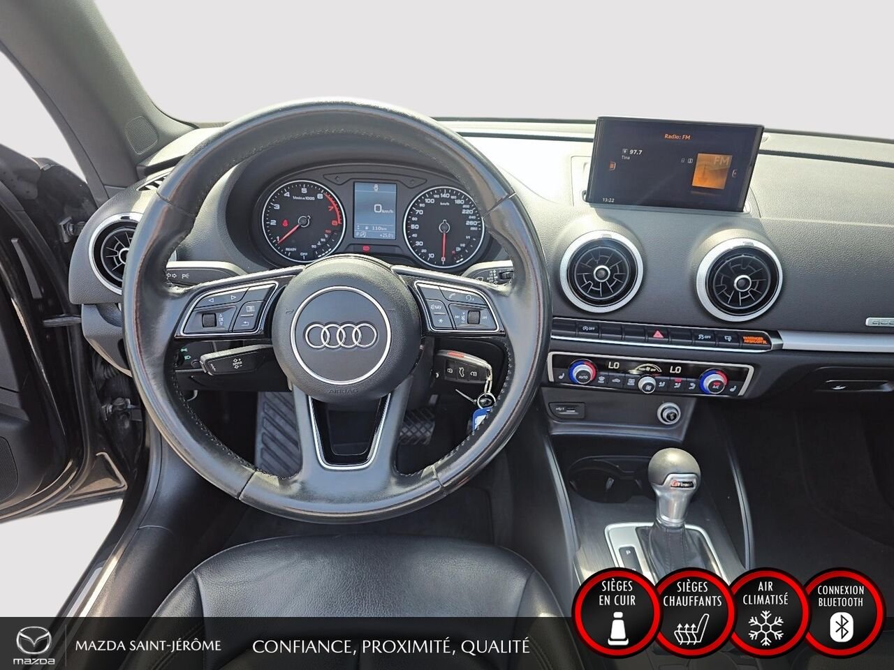 2017 Audi A3 Cabriolet | 2.0T | QUATTRO | CLEAN CARFAX | Black Saint-Jérôme - photo #20