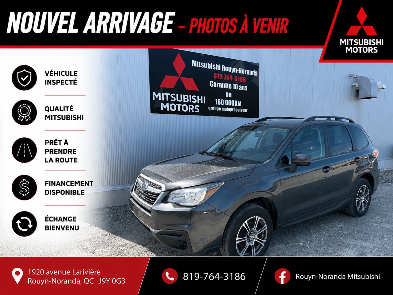 Subaru Forester A26103 2018 Gris Amos - photo #0