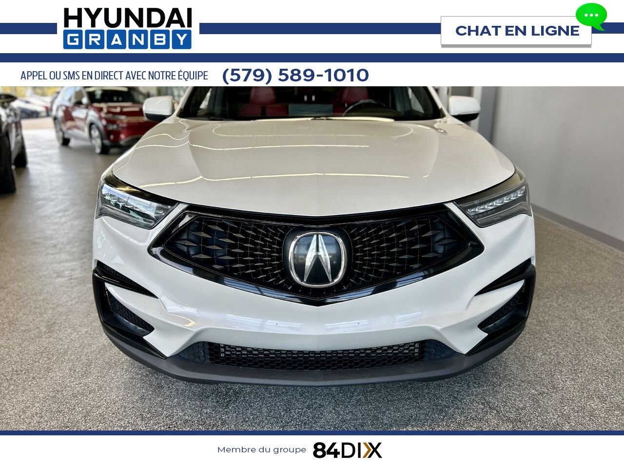 Acura RDX 2019 Blanc Granby - photo #2