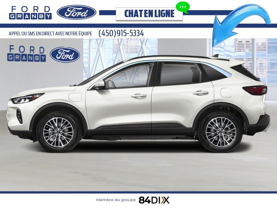 Ford Escape VHR TA 2026 Blanc astral métallisé trois couches