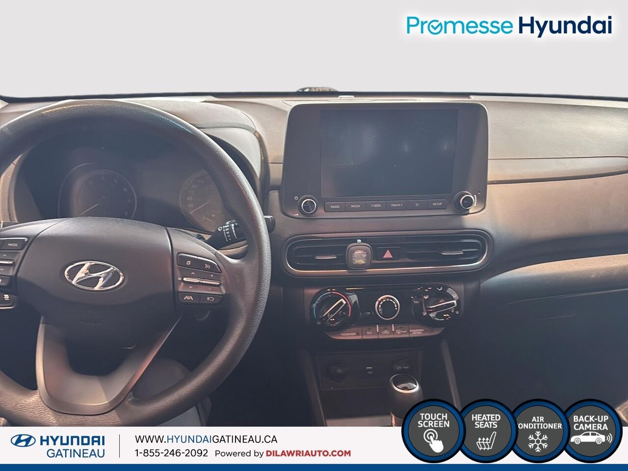 Hyundai Kona 2.0L Essential *** awd , sieges chauffant , certifier *** 2022 Noir Ottawa & Gatineau - photo #7