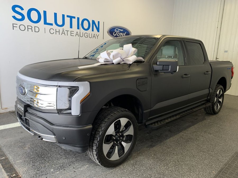 Ford F-150 Lightning PLATINUM 2023 2023 Bleu