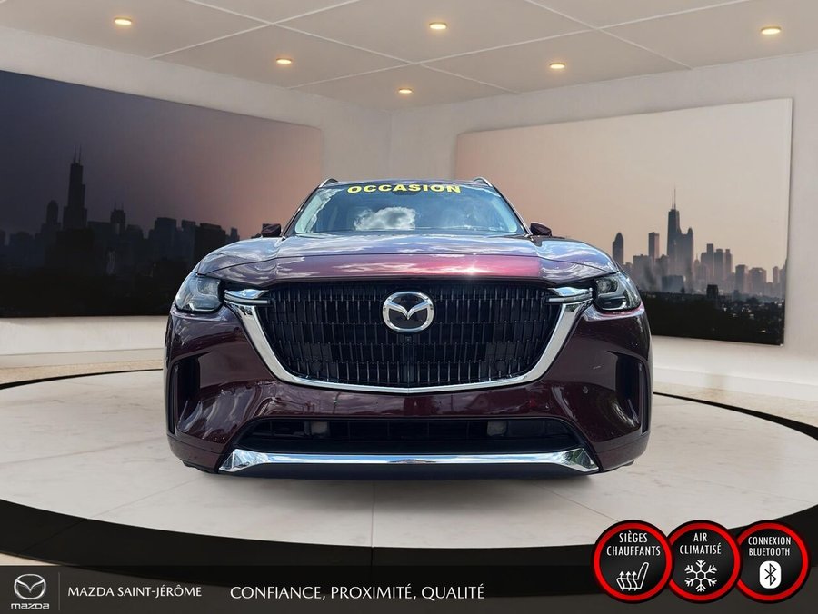 Mazda CX-90 hybride léger Signature | TOIT OUVRANT | CAMÉRA 360 | 2025 Rouge