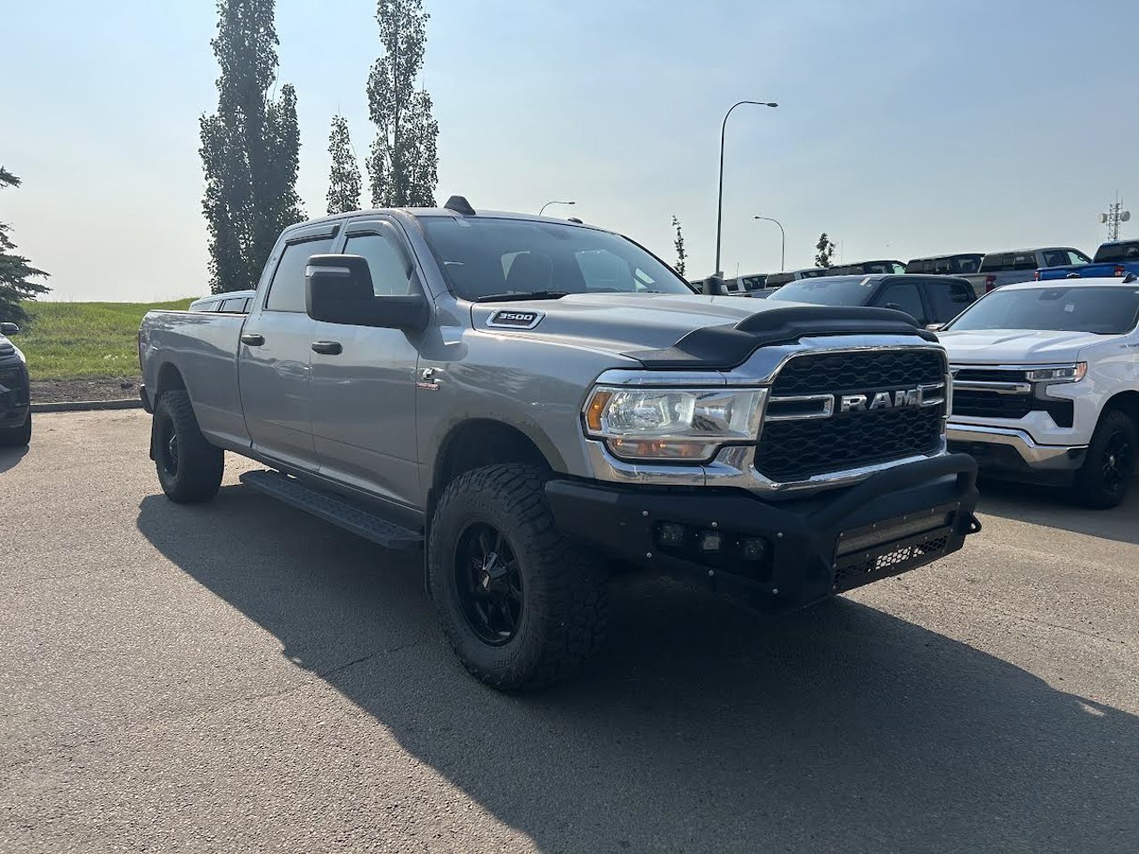 2023 Ram 3500 Tradesman 4x4 Crew Cab 8' Box Grey Sherwood Park - photo #1