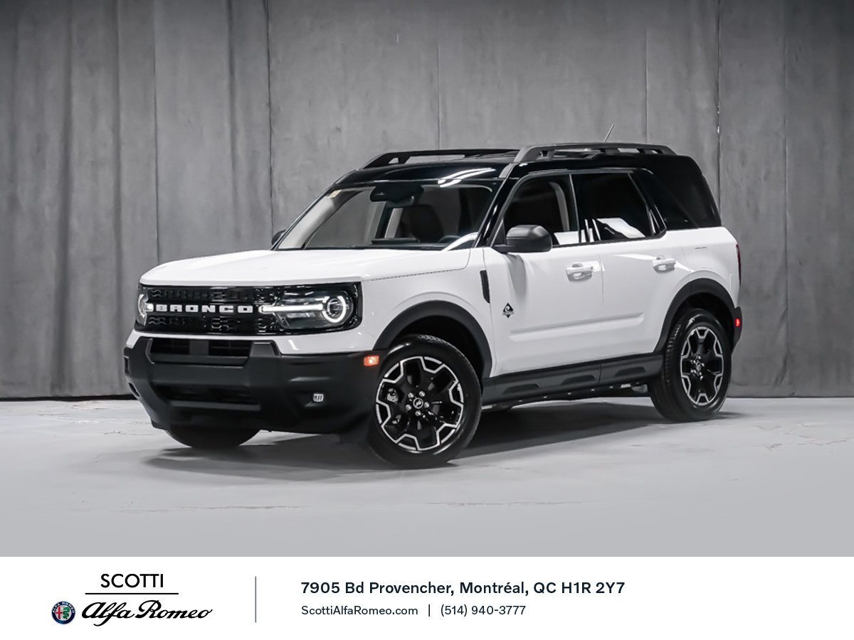 2025 Ford Bronco Sport OUTER BANKS CRUISE CONTROL ADAPTATIF White Montreal - photo #0