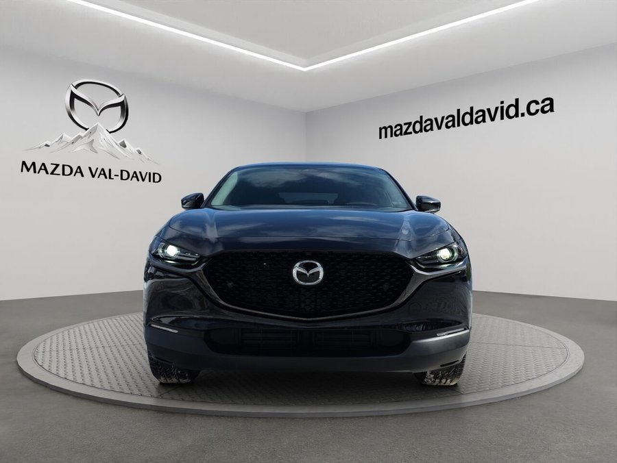 2025 Mazda CX-30 GT turbo, awd, toit ouvrant, Écran 360 degré, Navigation, chargeur sans fil pour cellulaire Jet Black Mica