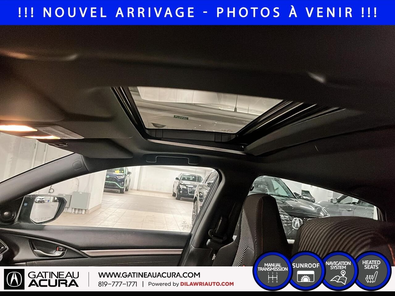 2019 Honda Civic SI Black Gatineau - photo #10