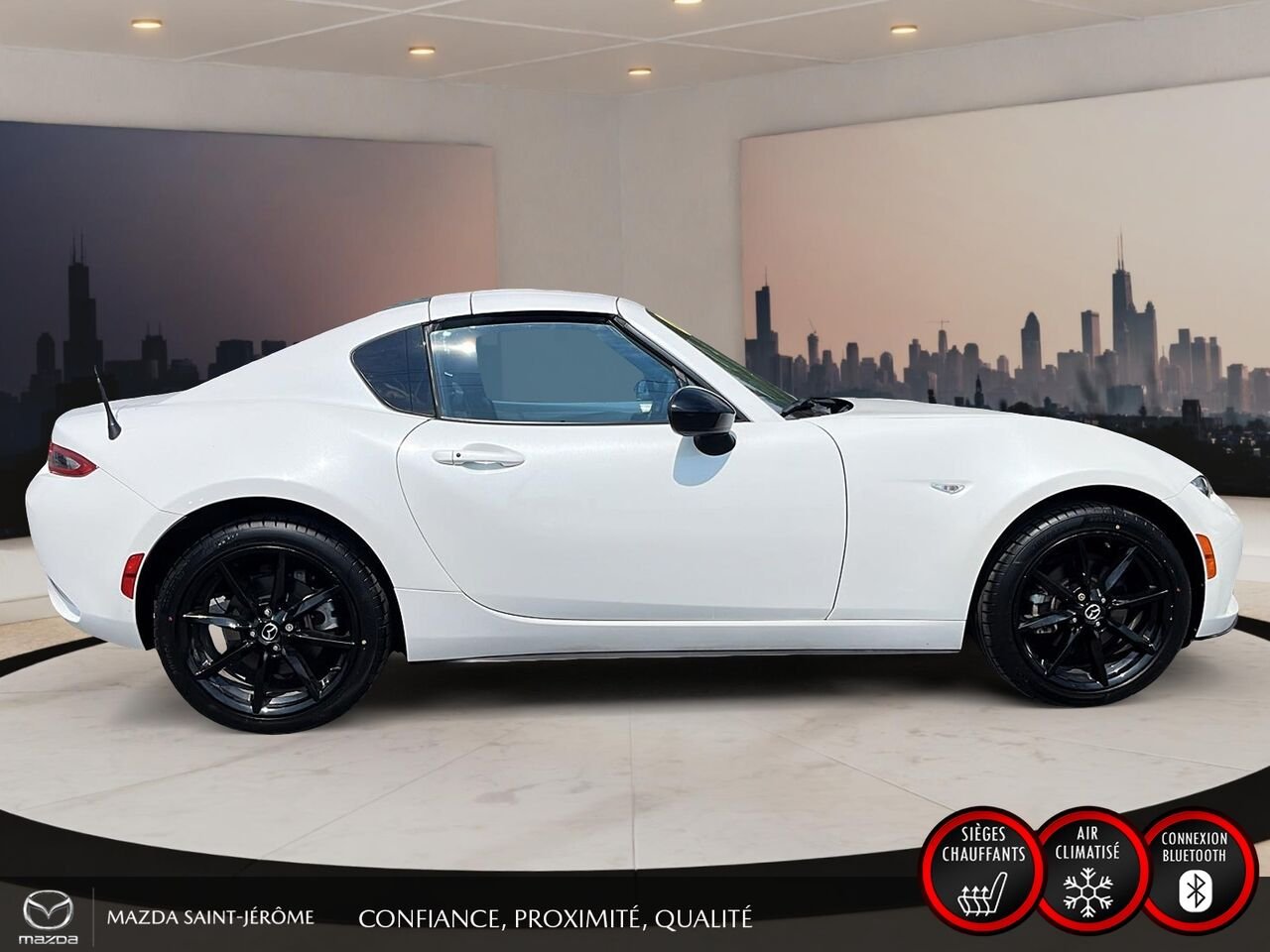 Mazda MX-5 RF 2023 Blanc Saint-Jérôme - photo #4